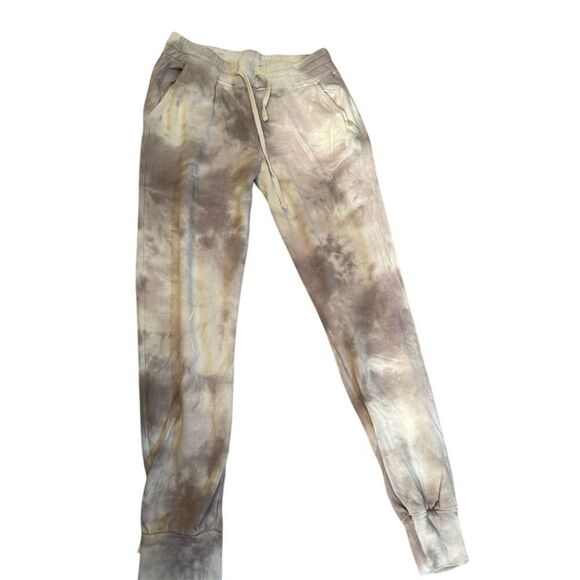 Sundry for Evereve Women's Tie-Dye Jogger Sweatpants Brown Size 1 - Picture 4 of 8